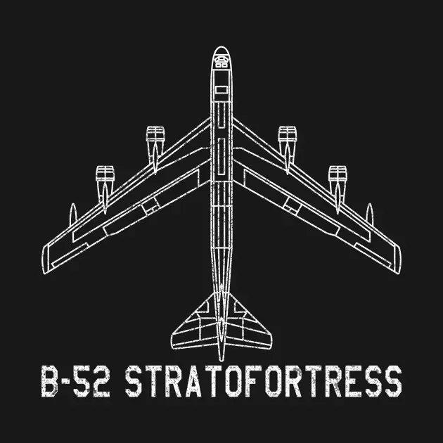 US Air Force Stratofortress B-52 Bomber Aircraft Blueprint T-Shirt. Summer Cotton Short Sleeve O-Neck Men's T Shirt New S-3XL
