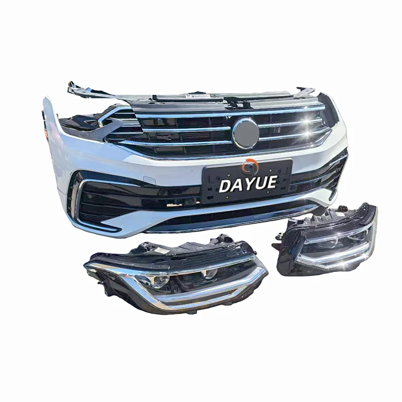 2022 for for R Front Bumper Kit with Original LED Headlights High Quality Plastic  Bolt-On Includes Screws