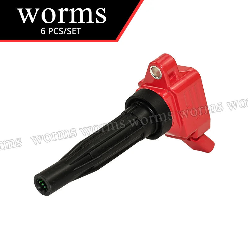 الديدان عالية الأداء ملف الإشعال سباق 4 قطعة مجموعة ل 2016-2023 Genesis G70 G80 G90 كيا ستينغر 3.3L #3