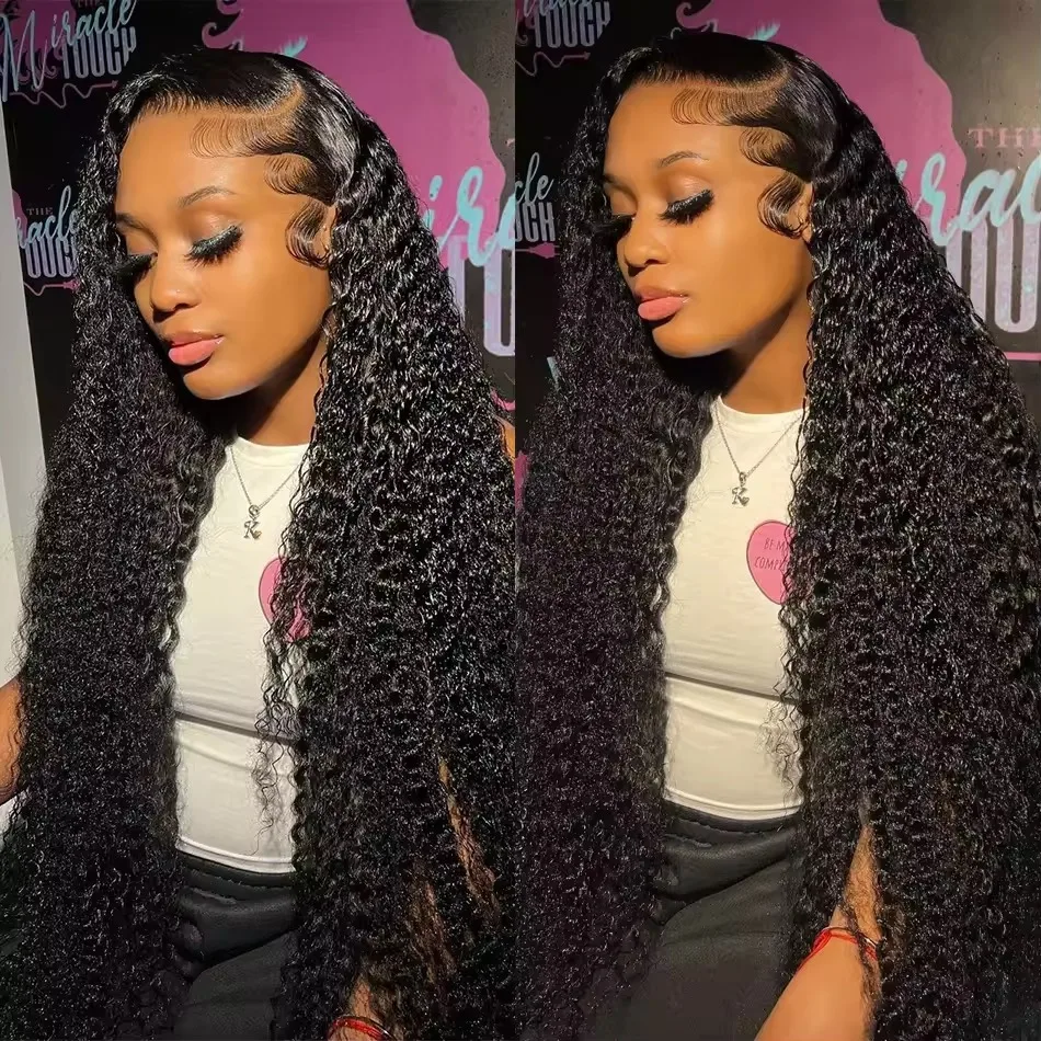 

Парик с фронтальной вставкой 13X6 Deep Wave, кудрявый парик с HD-кружевом, 30, 36, 42 дюйма, парик с фронтальной вставкой 13X4 Water Wave, 100% натуральные человеческие волосы, плотность 250%