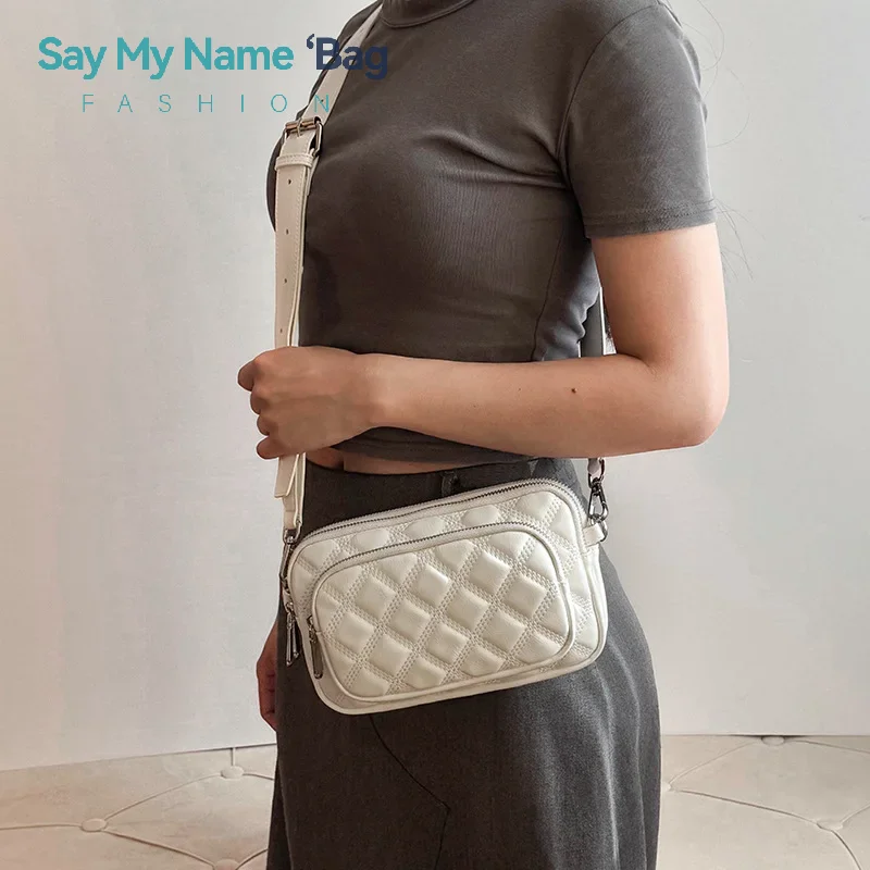 جديد الماس حقيبة مربعة صغيرة متعددة الطبقات حقيبة كتف فضية عبر الجسم حقيبة متعددة الطبقات جيب حقيبة الهاتف المحمول الصغيرة #5