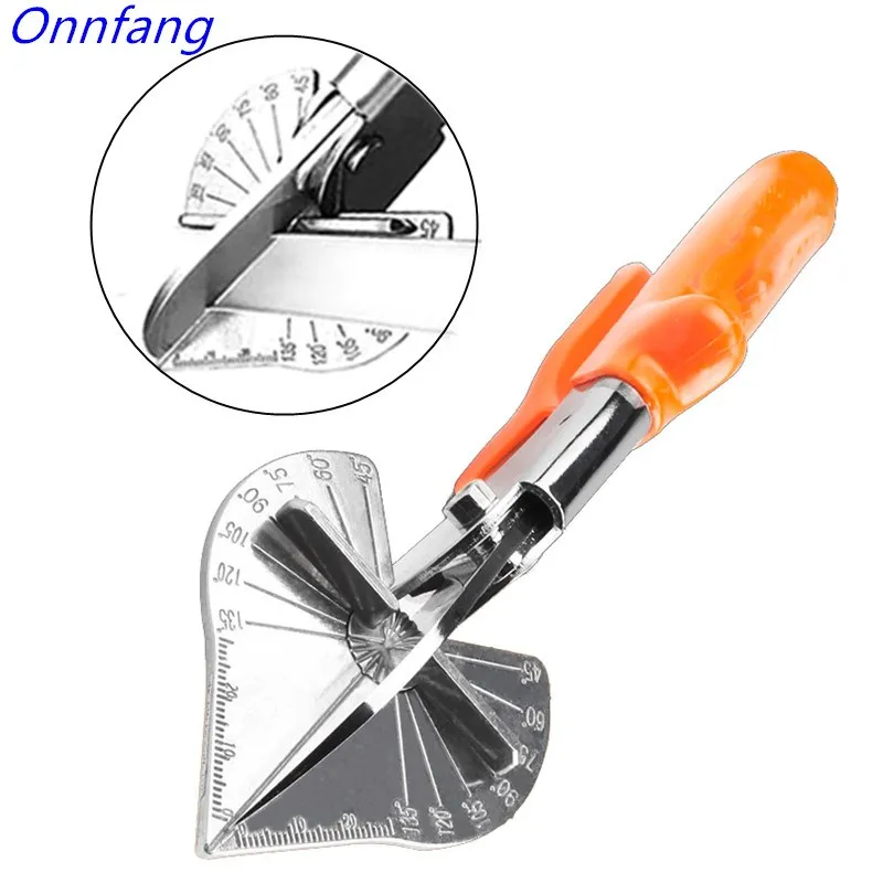 45-180 Degree Multi Angle Mitre Siding Wire Duct Cutter PVC PE Plastic Pipe Hose Scissor Cut Housework home decor Plumbing Tool