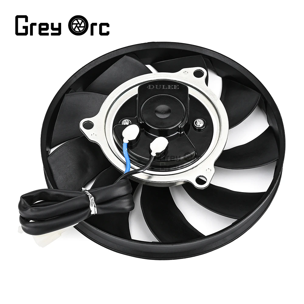 ملحقات كاواساكي Z400 نينجا 400 2018-2023 محرك دراجة نارية 12 فولت مروحة تبريد المبرد مروحة كهربائية #5