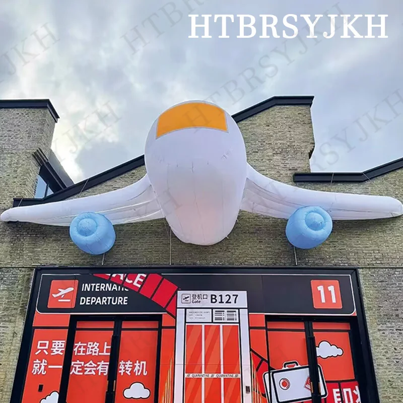

Giant inflatable aircraft blowing cartoon flying toys outdoor advertising decoration props