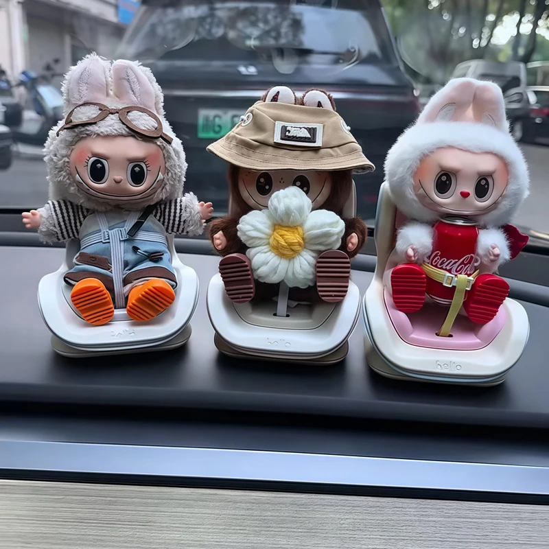 

Новинка: Детское автокресло Labubu, мультяшная модель, кавайное сиденье для куклы, декор для салона автомобиля, аксессуары Labubu