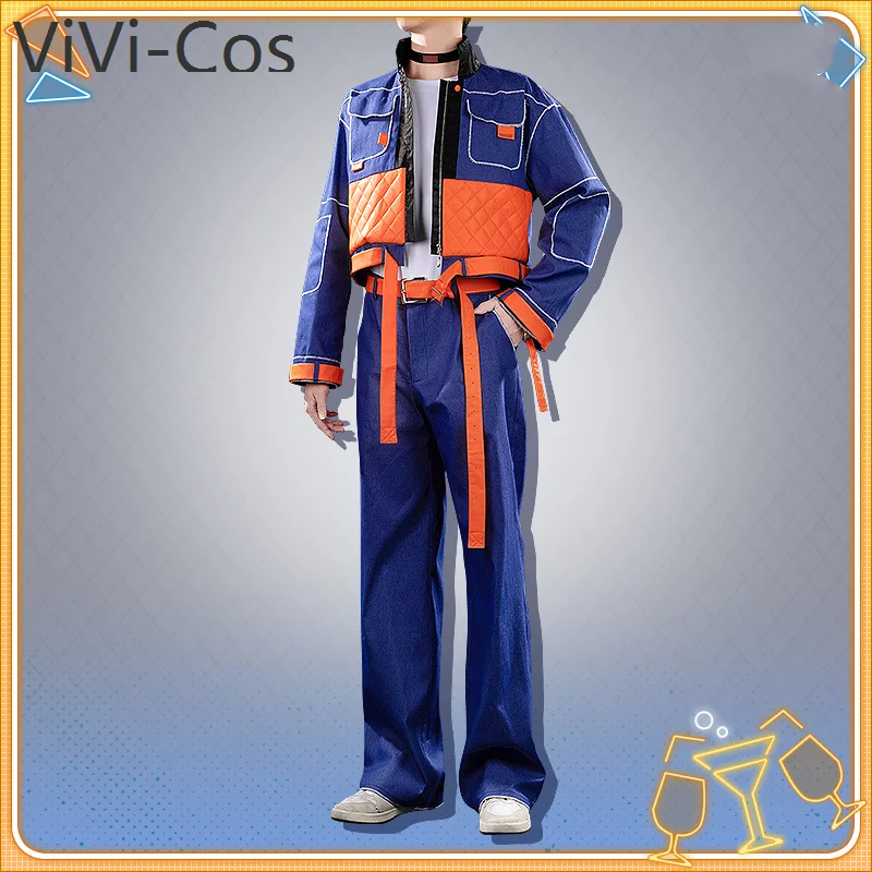 ViVi-Cos Vtuber Kitami Yusei, nuevos disfraces, disfraz de Cosplay, juego Cos, uniforme de fiesta de Anime, ropa de juego de rol para Halloween