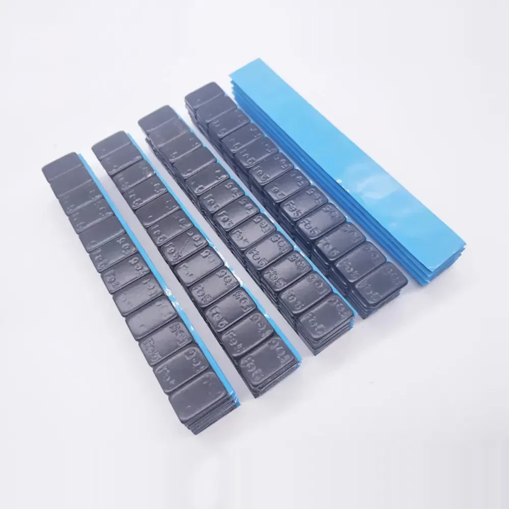 Factory Supply 180g Sticker Car Tyre Weight Car Tire Blocks Coating Fe Stick On Adhesive Wheel