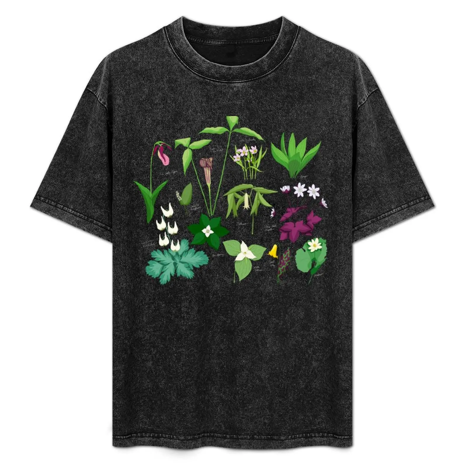 

Ephemeral Flowers T-Shirt graphic t shirt vintage cotton man t-shirts Louboutins tee shirts for men