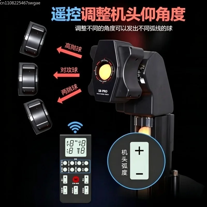 Full-automatic Programmable Table Tennis Trainer Ping Pong Huipang S8-PRO/JT-A Robot for Table Tennis Serving Robot Machine