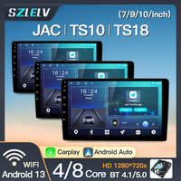 Android 13 TS18 TS10 Car Radio 9/10inch Universal Host Player Navigation Video Multimedia For Volkswagen Seat Suzuki Ford 1DIN