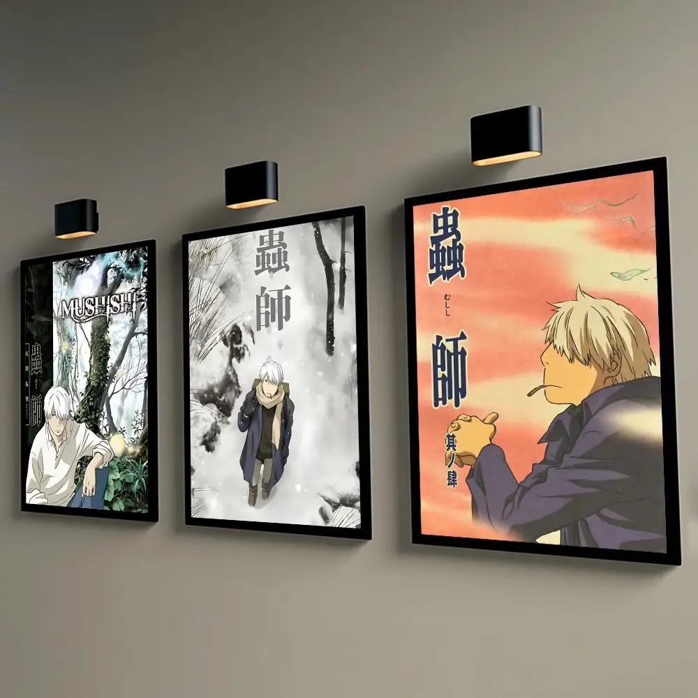 M-MushishiS Comics Poster Wall Poster Self-adhesive Waterproof For Cartoon/Anime room & Dorm wall Decor & Manga retail Store view 4