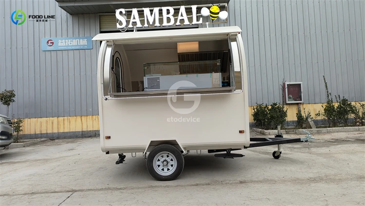 شاحنات الطعام بسعر المصنع، مطبخ الطعام المتنقل مع معدات كاملة مع مقطورات تقديم الطعام المعتمدة من CE للبيع