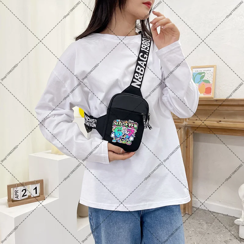 2026 Steal A Brainrot Crossbody Bags for Women Mans Funny 67 Six Seven Pattern Printed Chest Bag Boys Girls Birthday Party Gifts - view 4