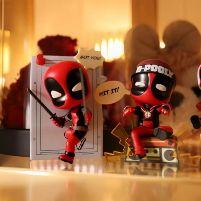 POP MART Marvel Deadpool Serie Trendige Blindbox-Spielzeuge Mystery Box Überraschungs-Actionfigur Niedliches Modell Geburtstagsgeschenk