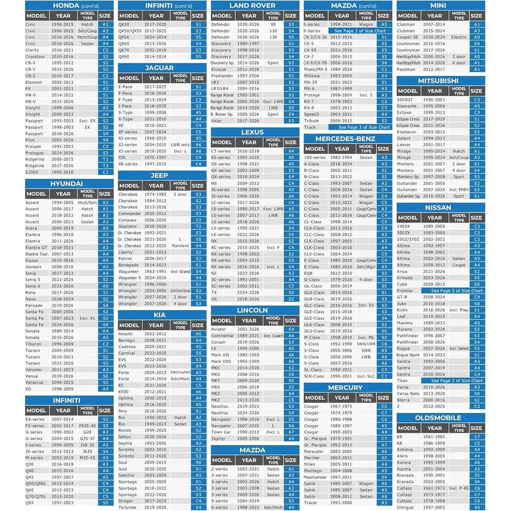 غطاء سيارة مقاوم للماء مكون من 10 طبقات لجميع الأحوال الجوية لسيارات الدفع الرباعي، سيدان - مقاس A4 (يرجع إلى مخطط الحجم) #5