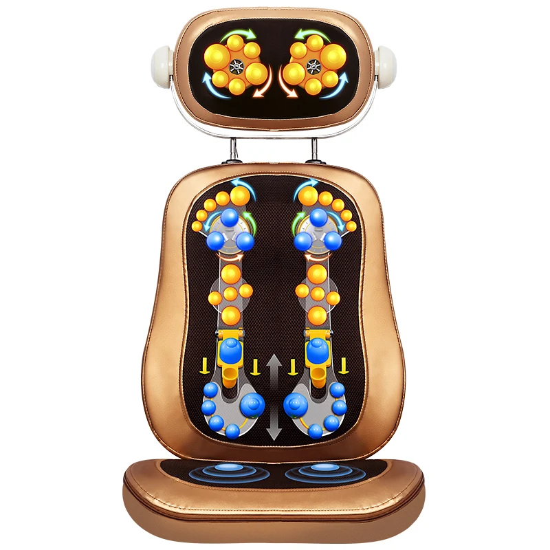

Massage cushion neck massager neck lumbar cushion for leaning on of multifunctional pillow body chair cushion cushions