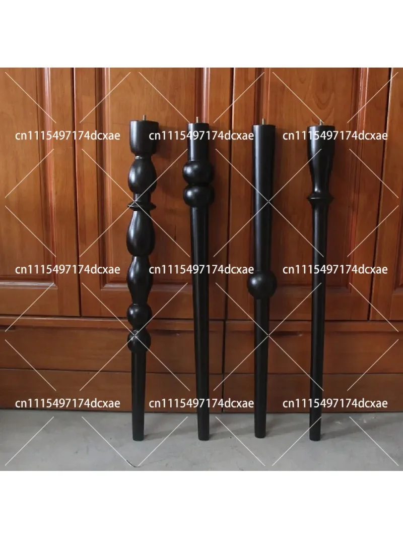 Retro European Solid Wood Dining Table Leg Decorative Column Support Foot for Tea Table Furniture Accessories