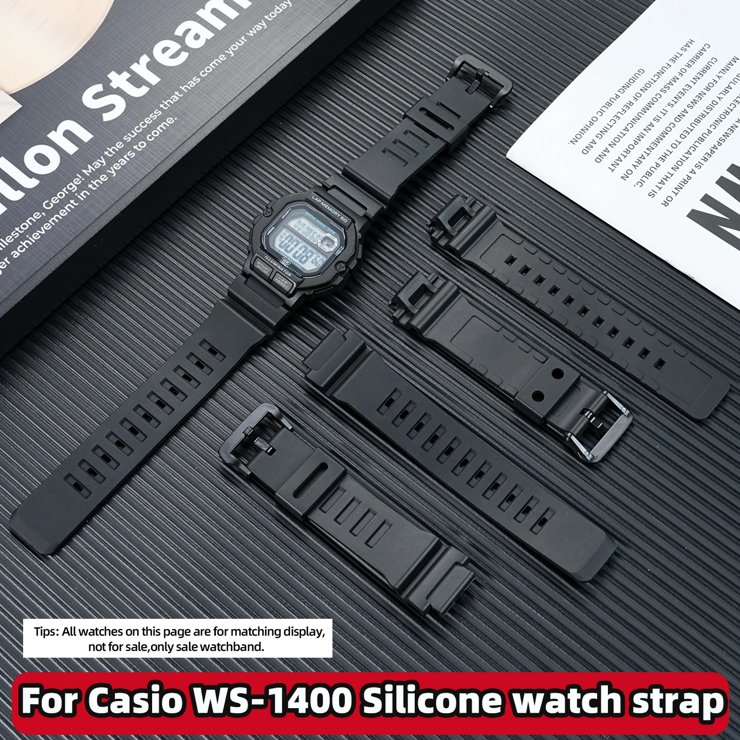 For Casio WS-1400H/… - image