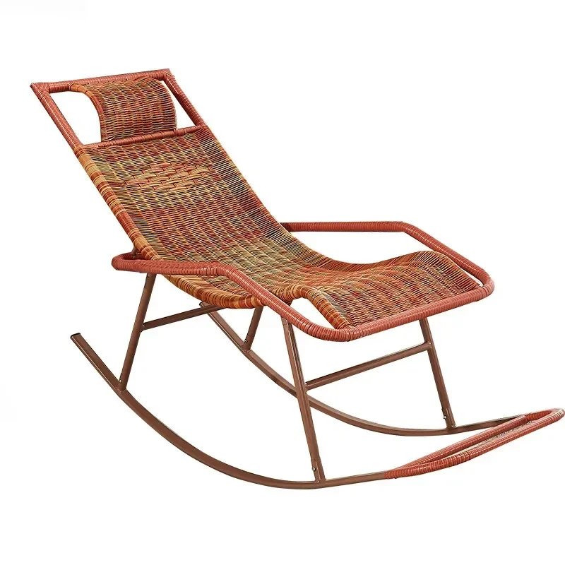

Simple Apartment Cafe Living Room Chair Balcony Courtyard Garden Patio Rocking Chairs Rattan Home