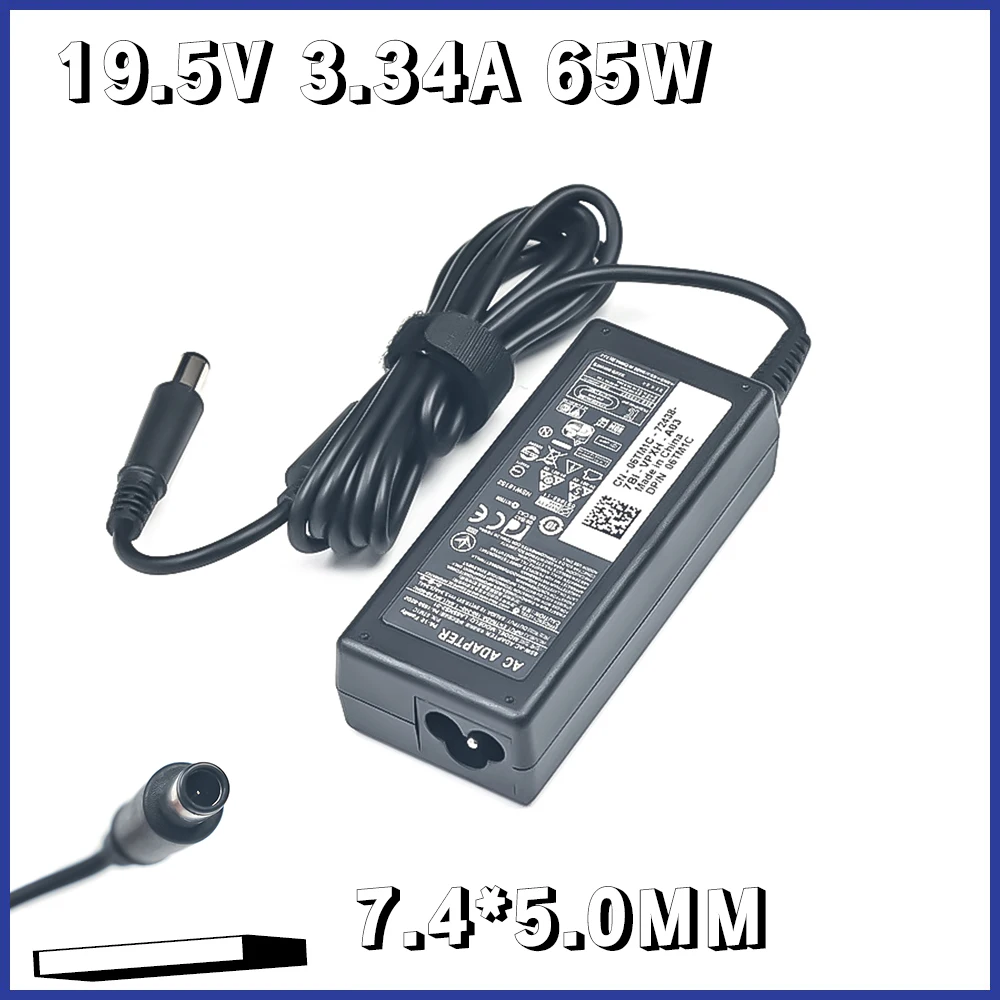 19.5V 3.34A 7.4*5.0mm 65W laptop AC Power Adapter Charger For Dell  Latitude E5440 E5470 7480 E6540 E7440 E7450 E7250 E6440