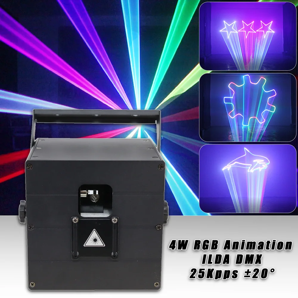 full color projector beam scanner animacao 4w rgb 25kpps xams boate dj disco iluminacao de palco iluminacao laser show festa em casa casamento 01