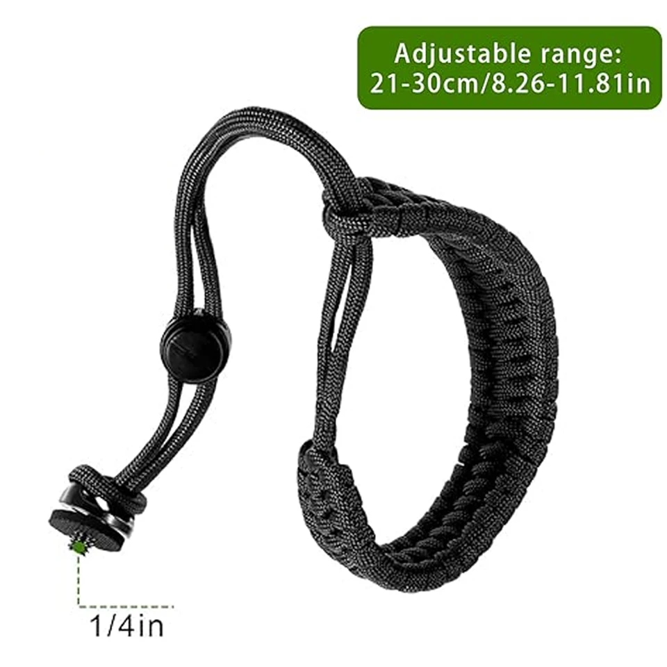 Hand Wrist Strap For Insta360 X5 1/4 Screw Accessories For GO PRO Hero 13 12 11 10 DJI OSMO Action Cameras Anti-Lost Weave image 2