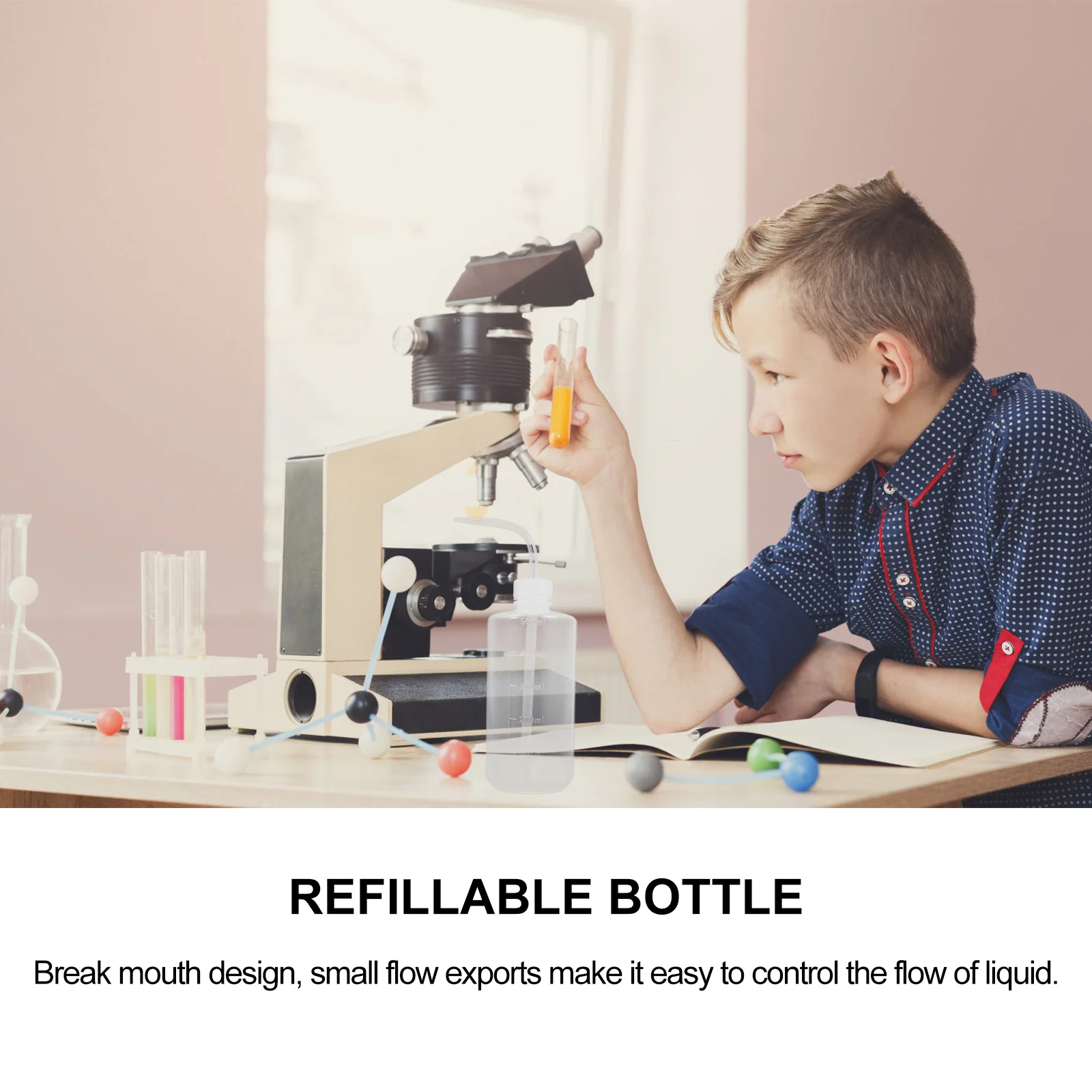 

Refillable Plastic Washing Clear Scale Graduated For Hairdressing Salon Empty Squeeze Bottle Shampoo Lotion Liquid