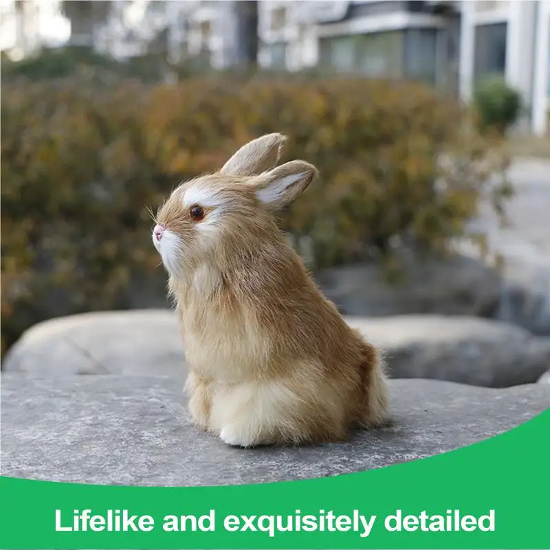 

Bunny Plush Simulation Rabbit Home Toy Baby Bunny Bedtime Stuffed Animal Plush Easter Stuffers Toy Decoration For Boys Girls