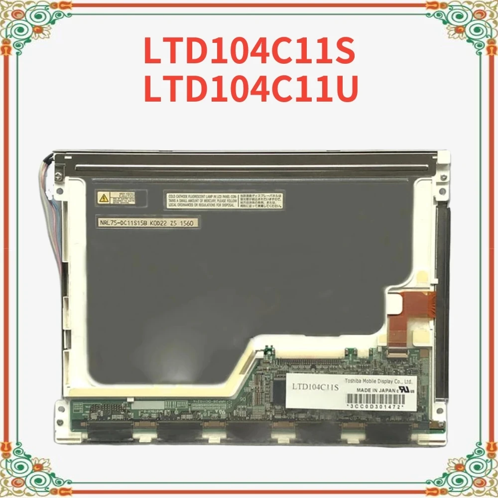 Original 10.4 Inch LCD screen display panel LTD104C11S LTD104C11U TTL-640*480 100% tested Original Perfect working Fully tested