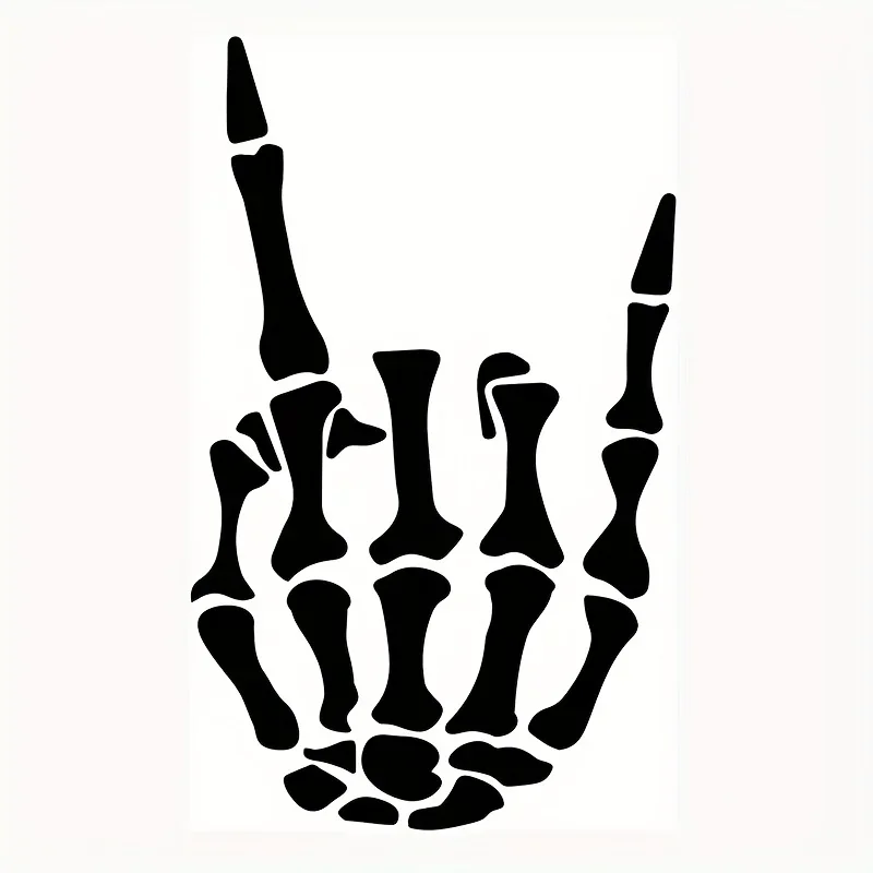 Car Decal Laser Ghost Claw Hand Skull Decorative Window Glass Rear Bumper Window Motorcycle Halloween Sticker gift