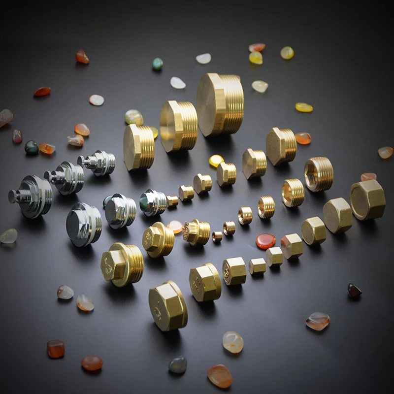 1/8 "1/4" 3/8 "1/2" 3/4 "1" 암나사 황동 파이프 육각 머리 황동 스토퍼 엔드 캡 플러그 배관 피팅 커넥터 어댑터
