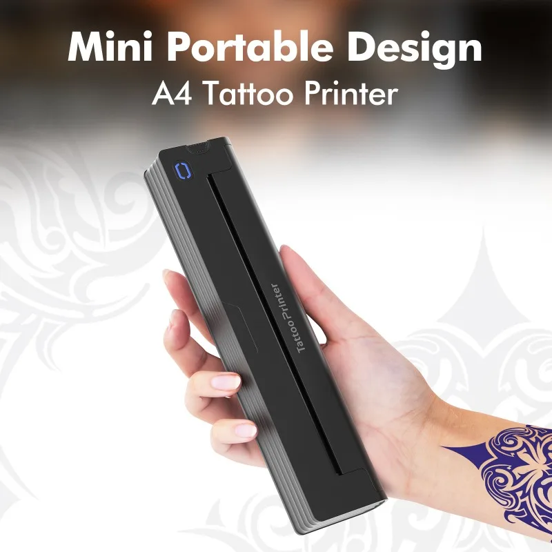 Printer A41 Mini Thermal Transfer Machine Bluetooth Phone Wireless Body Stencil Printing Device