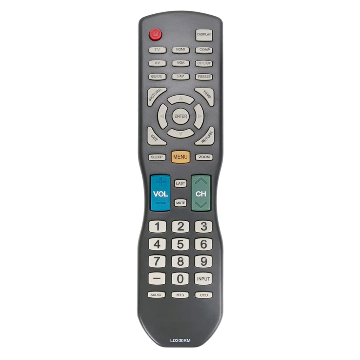 LD200RM Remote Control Replace for APEX TV LD4688T LE40H88 LD3249 LD3288T LD3288M LD4077 LE4077M LD4088 LD4688