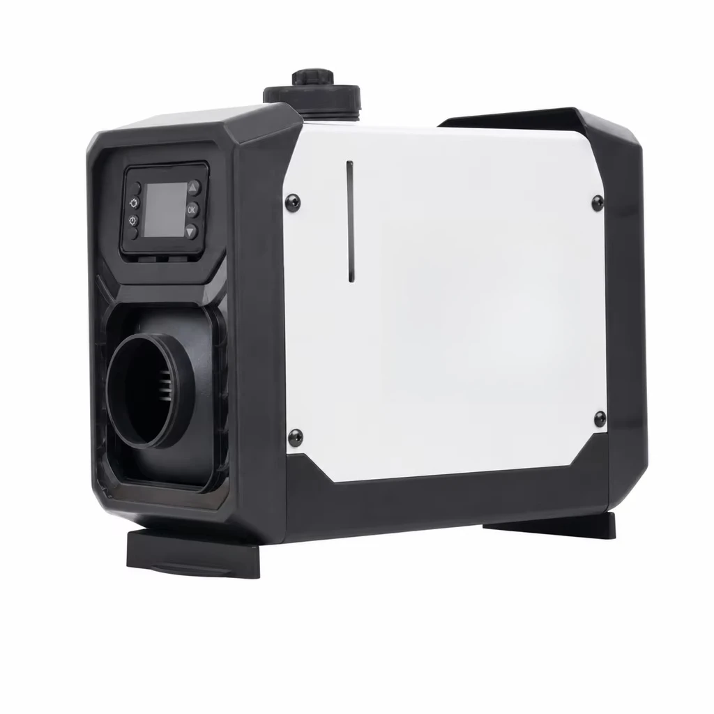 5KW Compact Vertical All-in-One Heater 12V 24V 220V Three-in-One Power Built-in Tank LCD & Remote for Truck RV Camper`