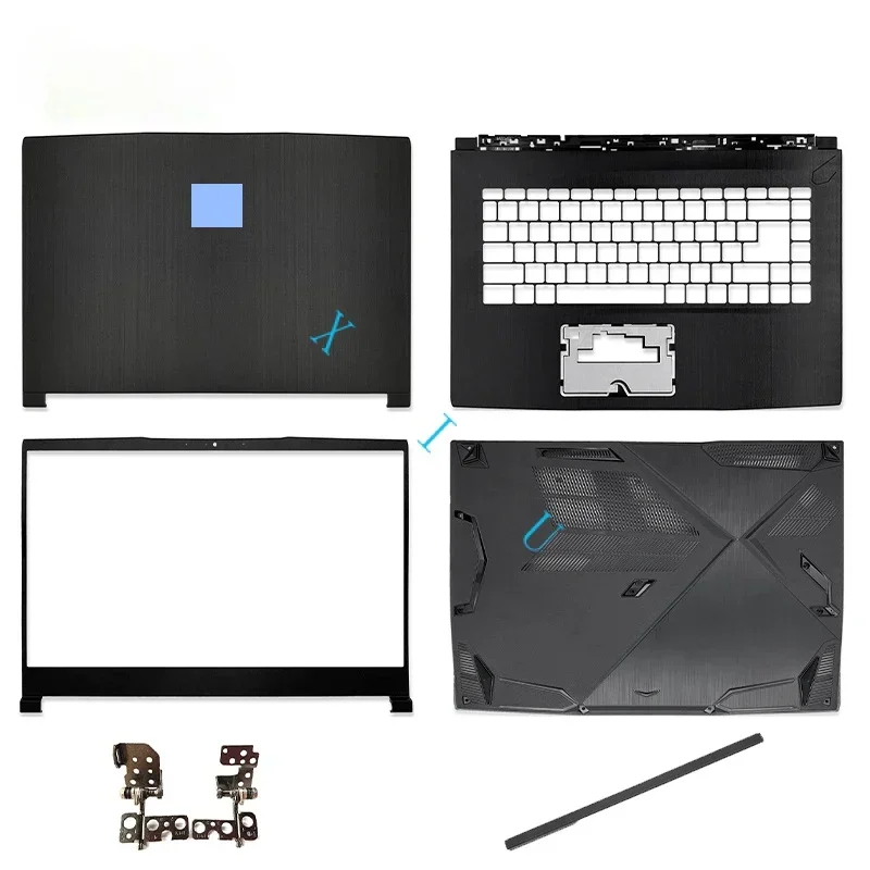 For MSI GF63 MS-16R1 16R3 16R4 screen back cover front bezel palm rest bottom case hinge cover hinge laptop frame upper lower