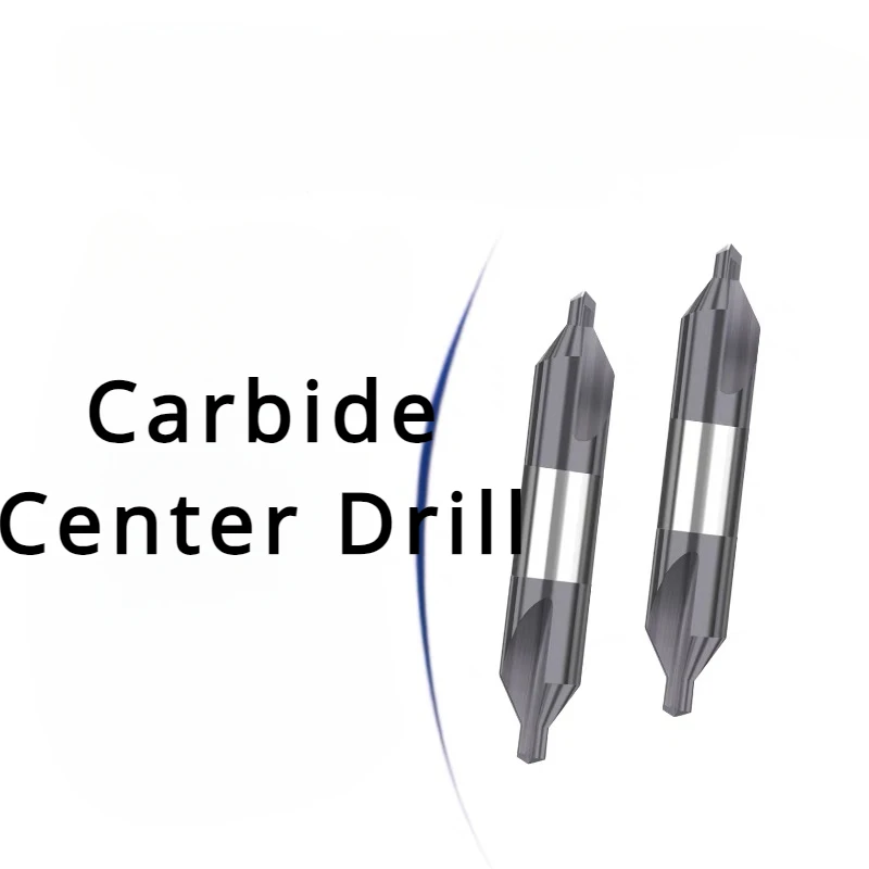 HRC58° 1/3pcs 1-5mm Carbide Center Drill Bits Nano Coated Metal Stainless Steel Hardened Double-head 1/1.5/2/2.5/3/3.5/4/5mm