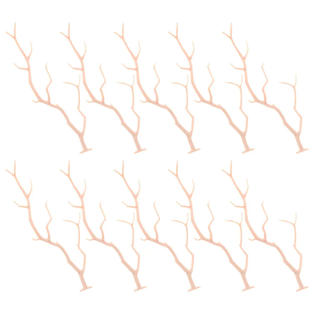 

10Pcs Artificial Antler Tree Branches Realistic Fake Dry Branches for Table Centerpiece Decor Office Home Shelf Display Layout