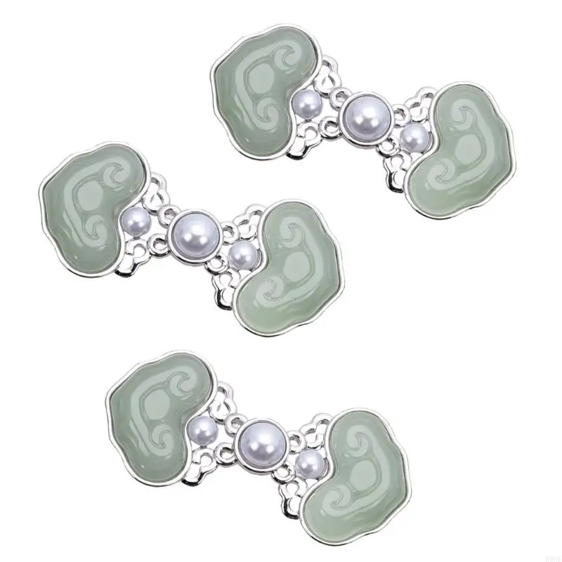 B95f Stili cinesi Riduster in Sfigto jeans sciolti con perle decors Women Weaband Extender Design 3pcs 3pcs