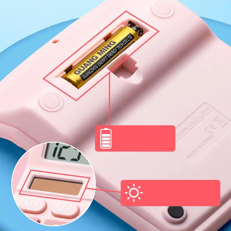 Büro dedizierten Solar rechner Student großen elektronischen Computer 12-Bit-Doppel-Stromversorgungsrechner