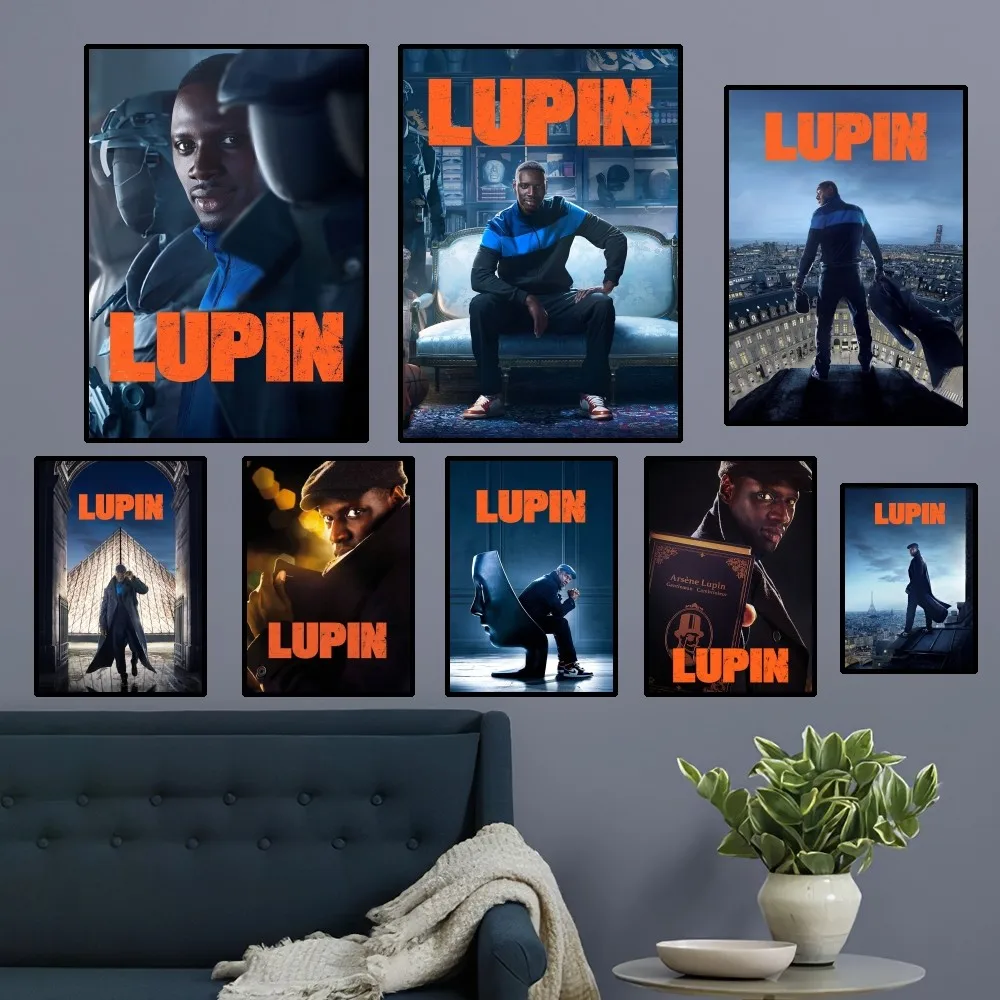 L-LUPIN tv plakat wohnzimmer dekor wohnzimmer schlafzimmer ästhetische kunst wandmalerei aufkleber