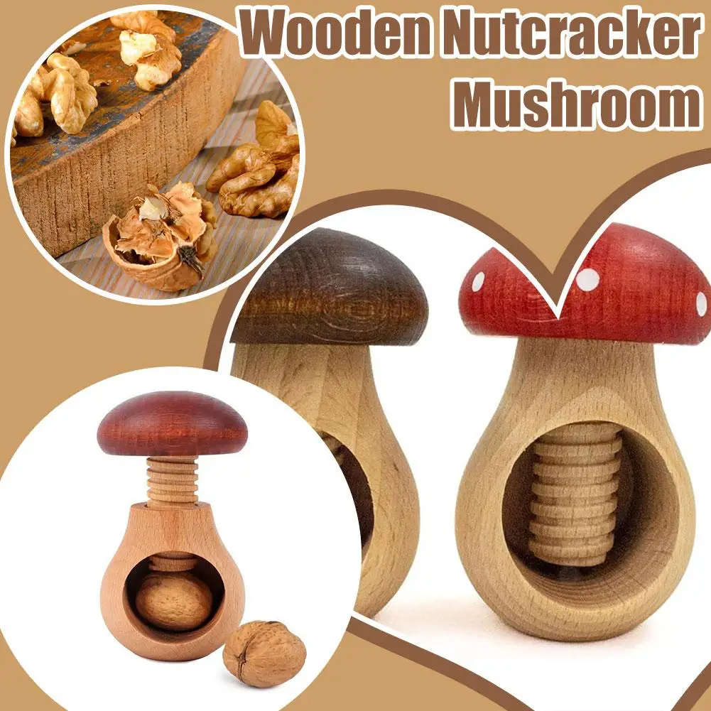 جديد كسارة البندق الفطر على شكل أداة المطبخ متعددة الوظائف لسهولة تكسير ملقط الجوز قابل للتعديل للمكسرات الجوز البقان المنزل