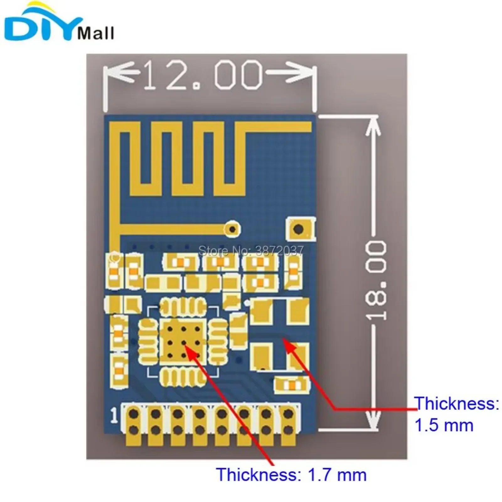 10 шт./лот 2,4G NRF24L01 беспроводной модуль последовательный порт SI24R1 чип NF-03 приемник прозрачной передачи данных NF-03