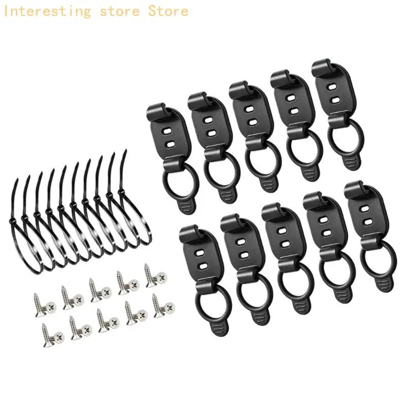 Stretchband-Kabelführungen, Kabel-Organizer für Schreibtischplatten und Medienständerkabel 55KC – Detail 7