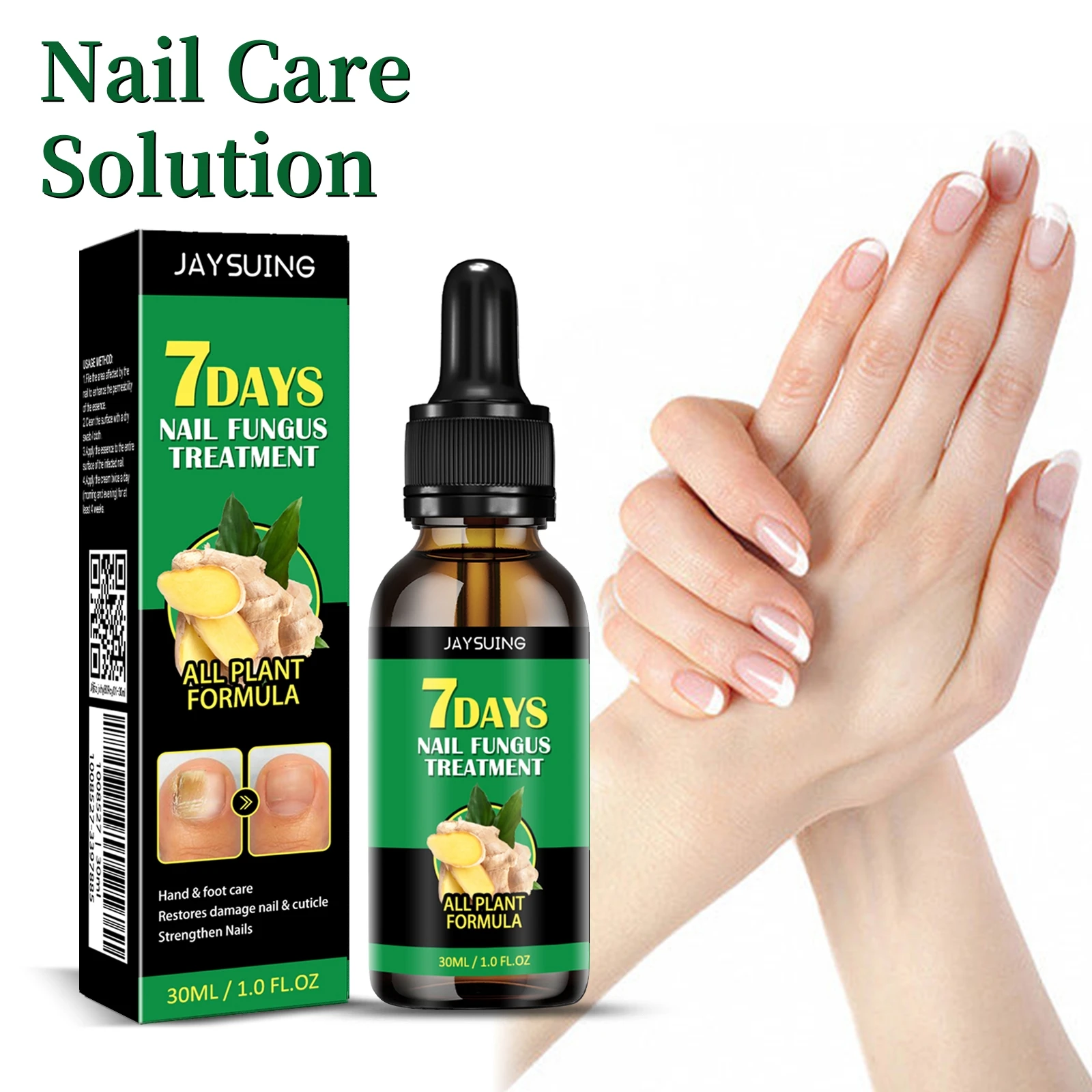 JAYSUING Nail Fungus Treatment- For Toenail Extra Strength -Toenail Repair For Discolored, Anti Infection,Thickened,Care Serum