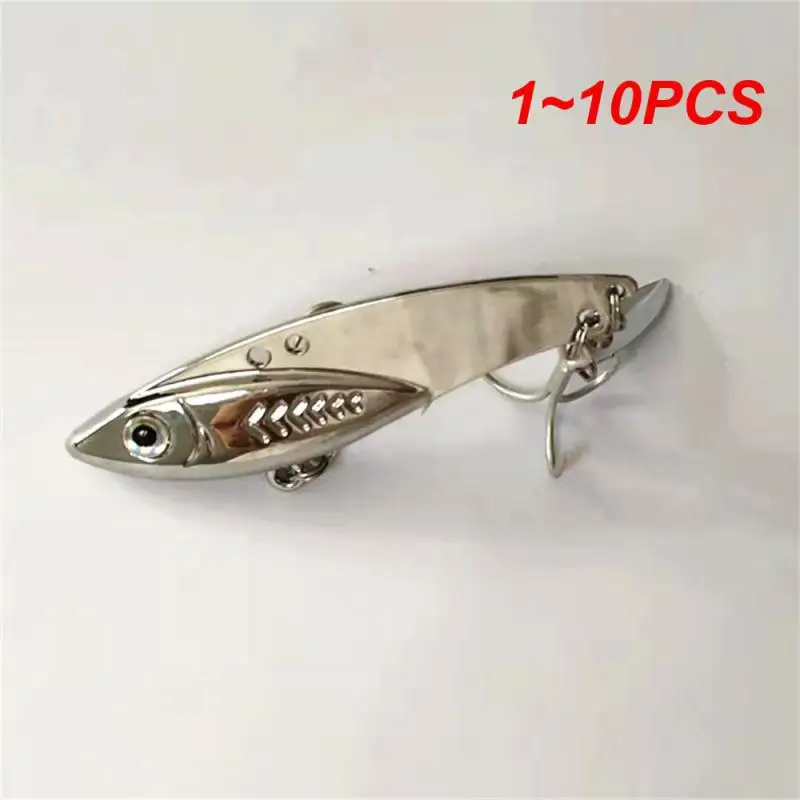 

1~10PCS Sequin 7g 10g 15g 20g 30g Long Throw Sheet Bionic False Bait Light Seawater Blood Tank Double Hook Rotating Noise Sequin