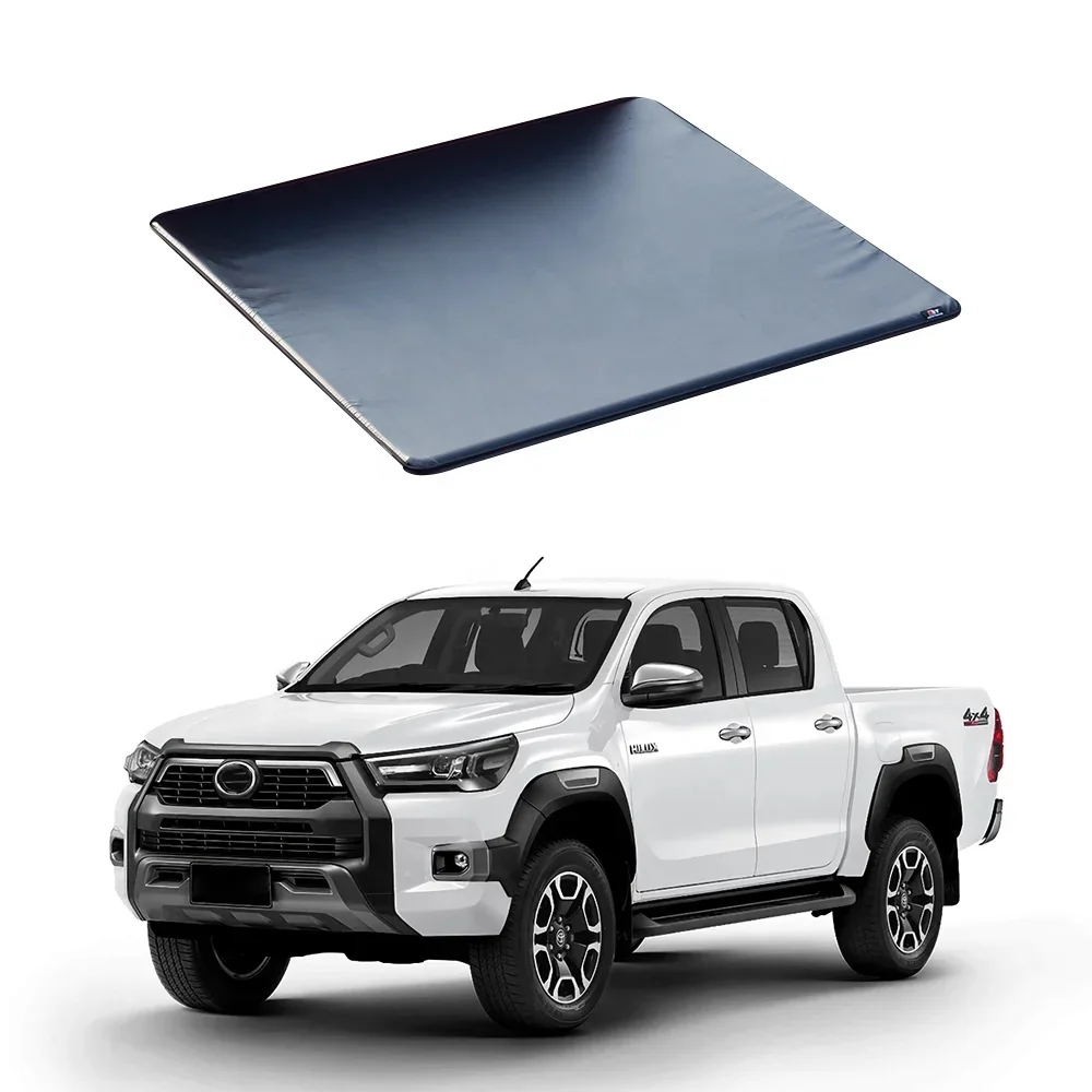 Pickup Accessories Easy Installation Soft Tonneau Cover Roll Up Cover For Hilux Revo