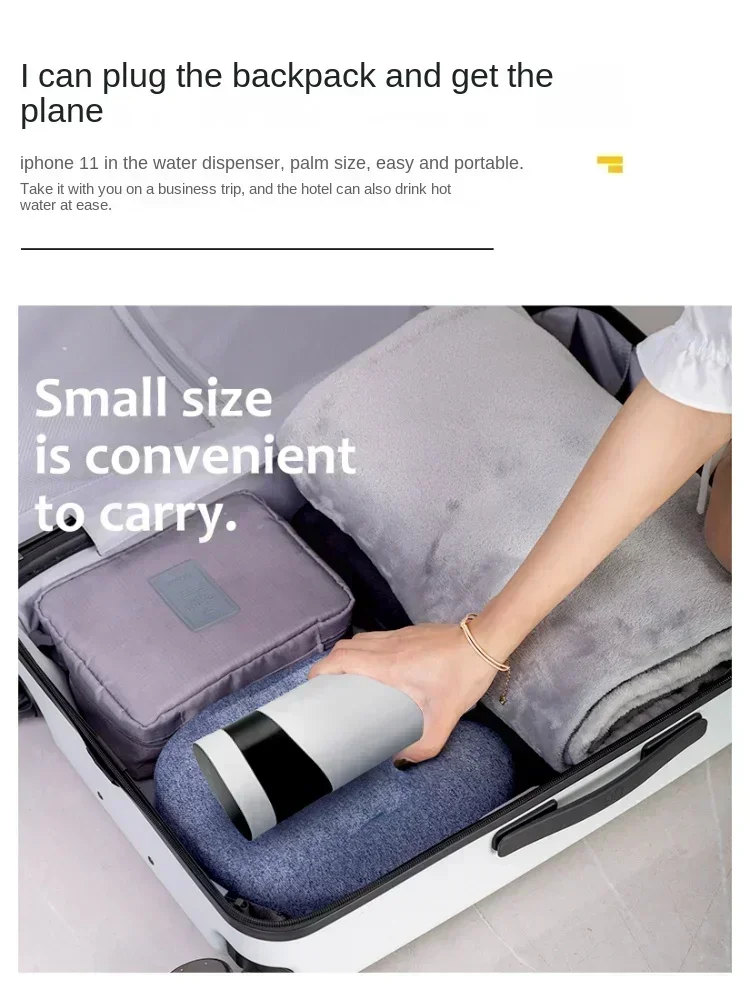 غلاية كهربائية محمولة من زوملاند، ترموستات ذكي، غلاية للسفر، كوب تسخين فوري، موزع مياه #5