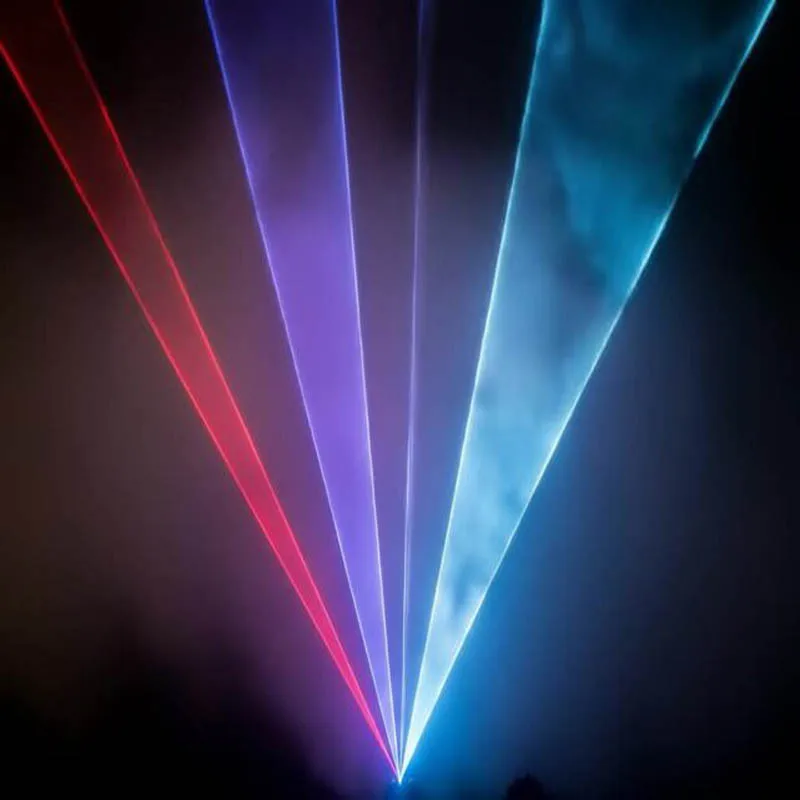 Wide-Angle Rgb Multi Colors Holiday Atmosphere RGB Animation Laser Light SD Card Program