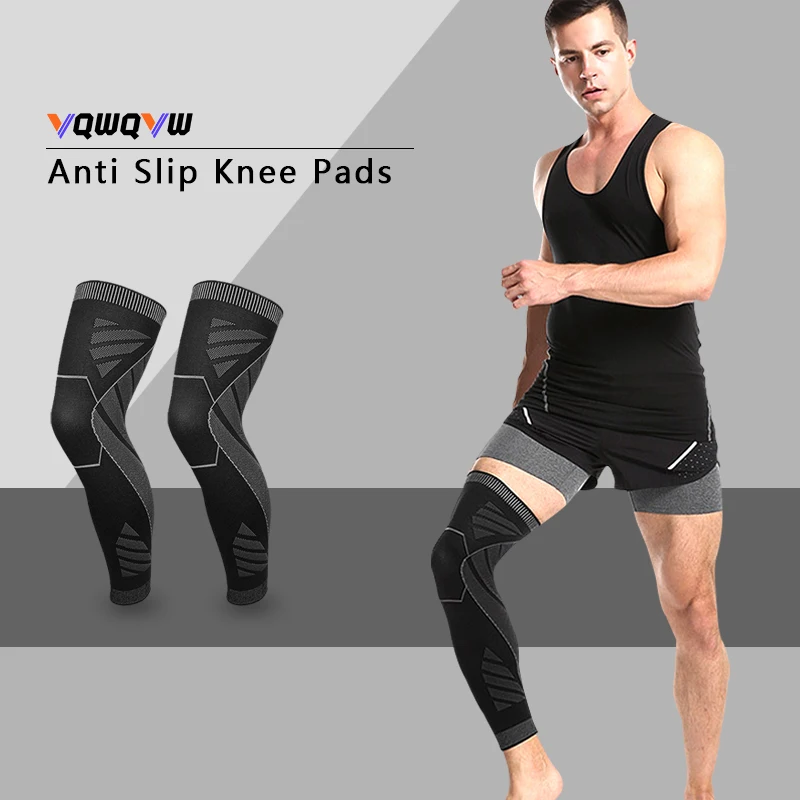 

1Pcs Full Leg Compression Sleeve Long Leg Sleeve Knee Support Protect for Men Women,for Basketball,Arthritis,Cycling