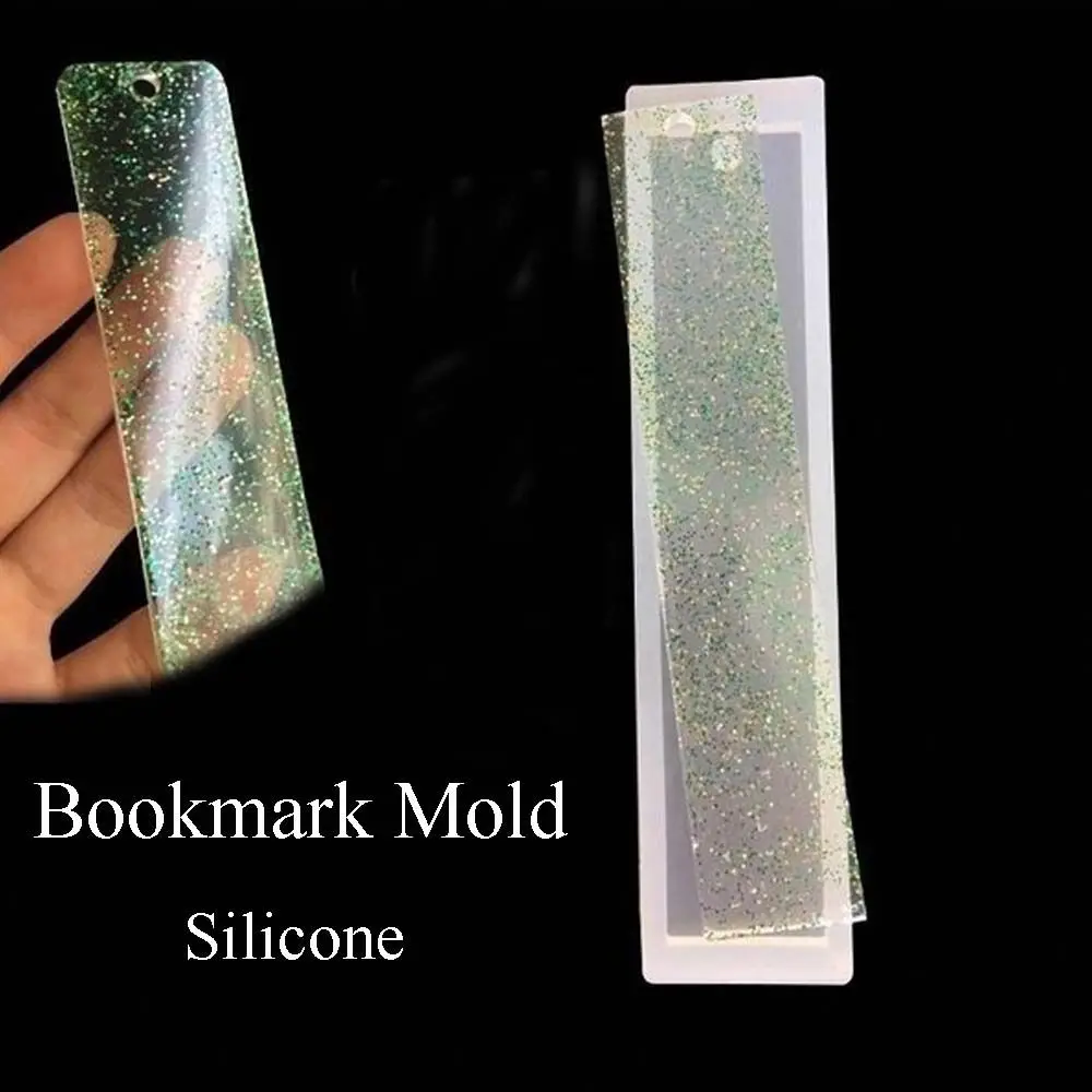 Handmade 1 PCS DIY Rectangle Silicone Jewelry Tools Equipments Mould Making Bookmark Mold